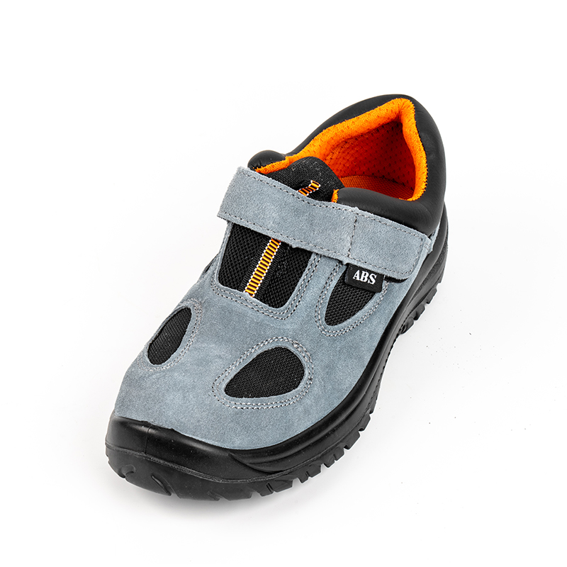 Scarpe antinfortunistiche in pelle scamosciata con punta in acciaio traspirante SS106