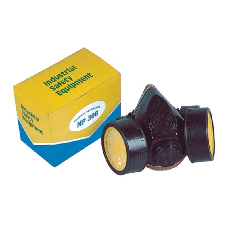 Maschera respiratoria chimica a doppio filtro DM125
